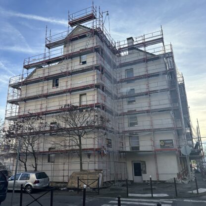 Chantier en cours : réhabilitation de la Résidence Fontaine Mallet, Villepinte