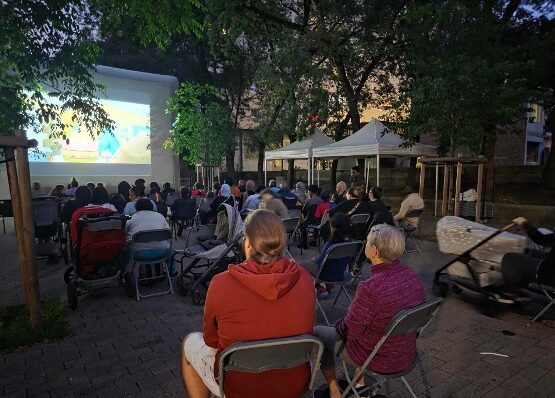 Le cinéma s’invite au pied des immeubles !
