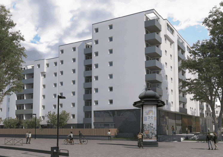 Réhabilitation de la résidence Duclos à Romainville